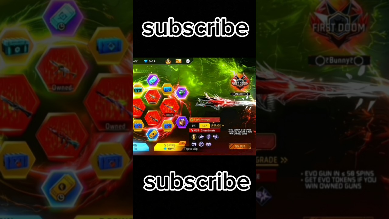 my luck in new m60 evo vault 😱