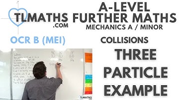 OCR MEI Mechanics Minor E: Collisions: 21 Three Particle Example
