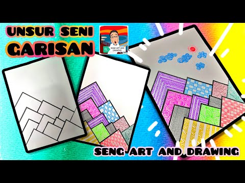 BAHASA SENI VISUAL : UNSUR SENI : GARISAN 🌟