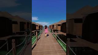 Best Water Chalets in Semporna | Tawau #shorts