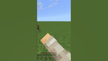 How To Make A Wooden Hoe In Minecraft #Shorts