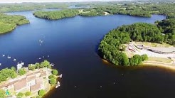 Le lac de Saint-Pardoux vu du ciel