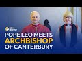 Ο Πάπας υποδέχθηκε την Αρχιεπίσκοπο του Καντέρμπουρι