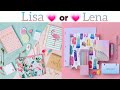 LISA OR LENA 💗 [ school supplies ]