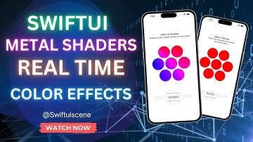 🚀 Master Metal Shaders in SwiftUI! 🎨🔥 | Real time Color Effects & Animations