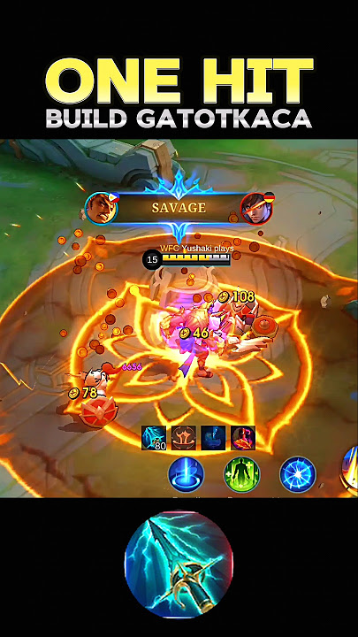 😱 WATCH THIS - BEST BUILD  GATOTKACA 2025❓ (ONE HIT) ~ MLBB 🔥 #mobilelegends #gatotkaca #onehitbuild