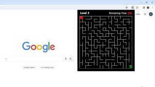 How to Play Level Maze Game for Short Breaks with Browser Extension screenshot 3