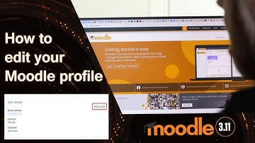 How to edit your Moodle profile.