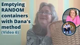 Decluttering two containers of random bits and bobs using Dana K White's method - Video 6