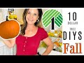 🍁10 DIY Dollar Tree FALL DECOR CRAFTS 🍁Ep 15 "I love Fall" Olivias Romantic Home DIY