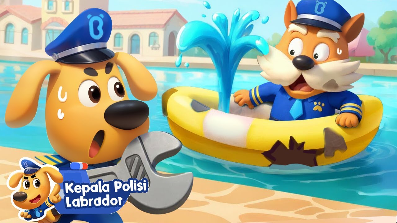 Misi Kerja Sama Polisi & Lainnya🚔👮🏻| Seri Baru: Kota Air! 🌊 | Kartun Anak | Kepala Polisi Labrador
