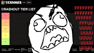 RANKING TYPES OF CRASH OUTS (TIER LIST) Guide