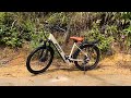 Electric Bike for Adults&amp;Teen,750W Peak 24" Ebike,7-Speed,23Mph Up to 40Miles with Dual Disc Brakes