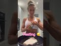 High protein lunch in 5mins ⏰ #fitness #fitspo #healthyrecipes #highprotein #onlinecoaching