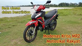 MODENAS KRISS MR2 MOTOSIKAL RAKYAT MALAYSIA #modenas #modenasmr2 #mr2