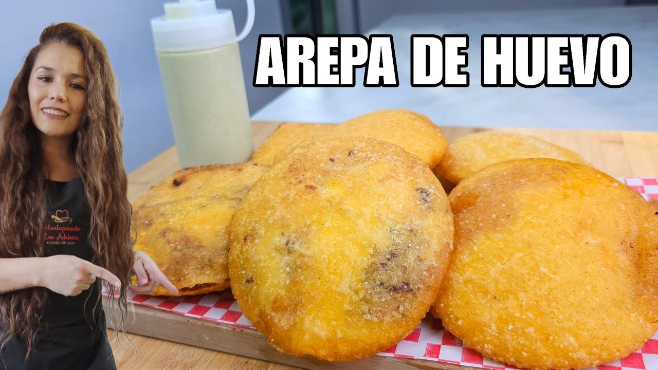 Cómo Hacer Arepas De Huevo Rellenas De Carne | De Maíz Maíz 🌽
