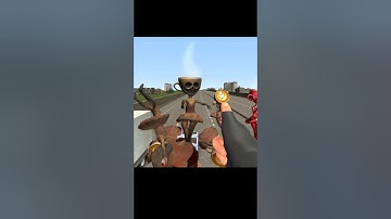 I DESTROY POWHAHA VS ITALIAN BRAINROT NEXTBOTS IN PLAYGROUND MOD GMOD SANDBOX IN SPACE #shortsfeed