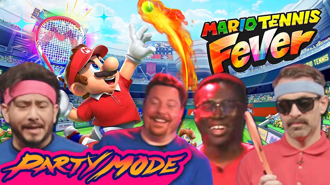 We Get Sweaty in Mario Tennis Fever - Party Mode