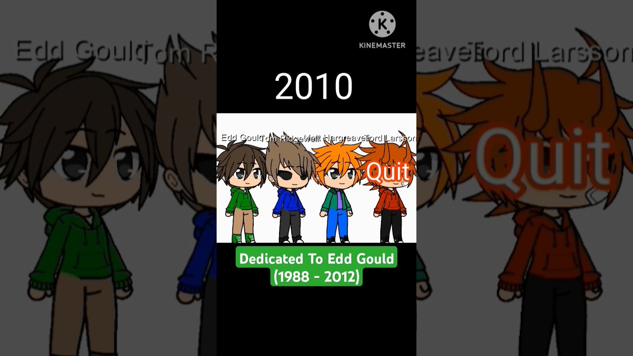 evolution Of Eddsworld (2003 - 2025) #shorts #eddsworld #eddgould #tomska #tord #gachaclub