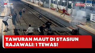 Tawuran Antarkelompok di Stasiun Rajawali: 1 Tewas, 2 Kritis | Berita Kriminal