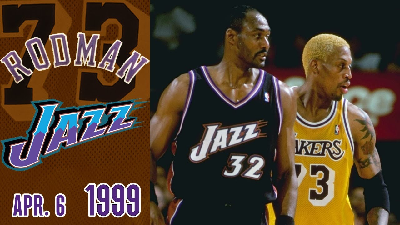 20 years ago, Karl Malone and Dennis Rodman did battle. In a pro wrestling  ring.