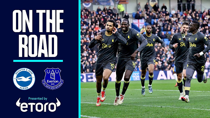 BLUES BATTLE FOR THREE BIG POINTS AT BRIGHTON 💪 | On The Road: Brighton and Hove Albion 0-1 Everton