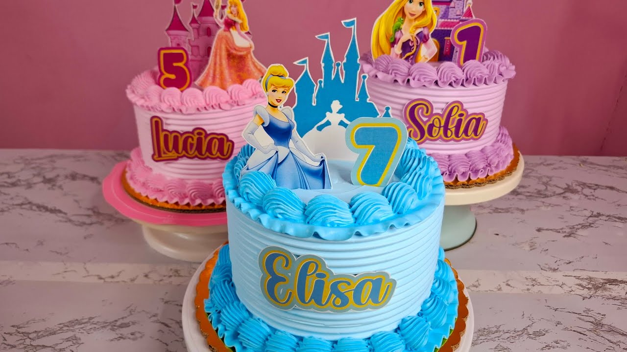 Pasteles princesas Disney 