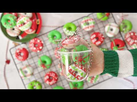 La MEJOR RECETA de mini DONAS para VENDER en Navidad SORPRENDE a TODOS donitas navideas en mquina