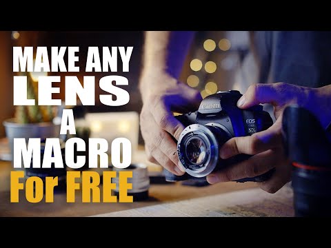 HOW To Make Any Lens into a MACRO LENS for FREE!