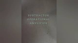 Caadi Records - Subtractor Operational Amplifier - IC741 - Multisim