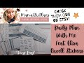 Long chatty daily plan with me  erin condren daily duo  feat elisa ravell stickers snow days