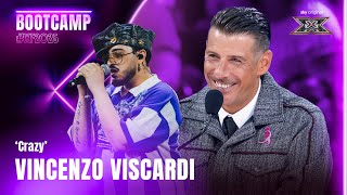 Vincenzo Viscardi ‘Crazy Esibizione Bootcamp X Factor 2025 Resimi