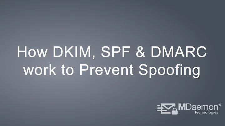 How DKIM SPF & DMARC Work to Prevent Email Spoofing