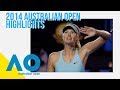 Maria Sharapova vs Karin Knapp - 2014 Australian Open R3 Highlights