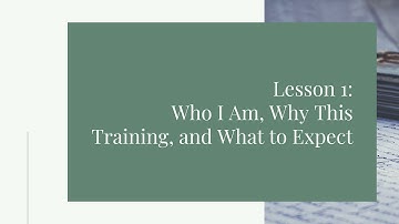 Creating a Trauma Informed Library - Module 1- Lesson 1