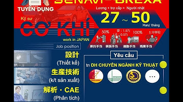 CÔNG VIỆC KĨ SƯ CƠ KHÍ TẠI NHẬT MIỄN PHÍ | BREXA - BENAVI
