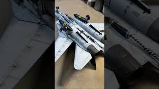 F-14 in 1/72 scale, kit by Academy #f14 #tomcat #topgun #scalemodel #thepopeofplastic #navy #usnavy