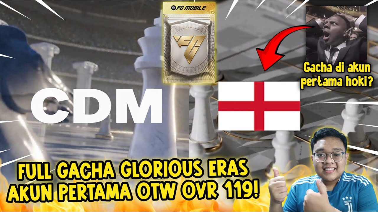 FULL GACHA EVENT GLORIOUS ERAS DI AKUN PERTAMA DEMI MENAMATKAN OVR TIM 119! - FC MOBILE 26