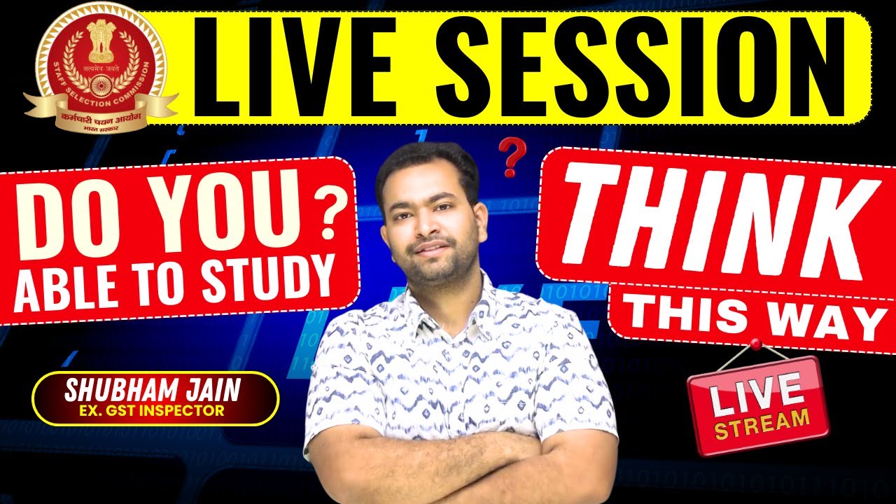 Are you able to study for SSC CGL 2025? Doubt session