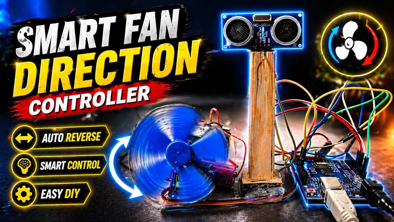 I Built a Smart Fan That Follows You 😲 | Arduino DIY Project - YouTube