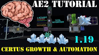 AE2 Tutorial - 1.19 Certus Growth & Automation [Applied Energistics 2] by The MindCrafters 49,572 views 1 year ago 16 minutes