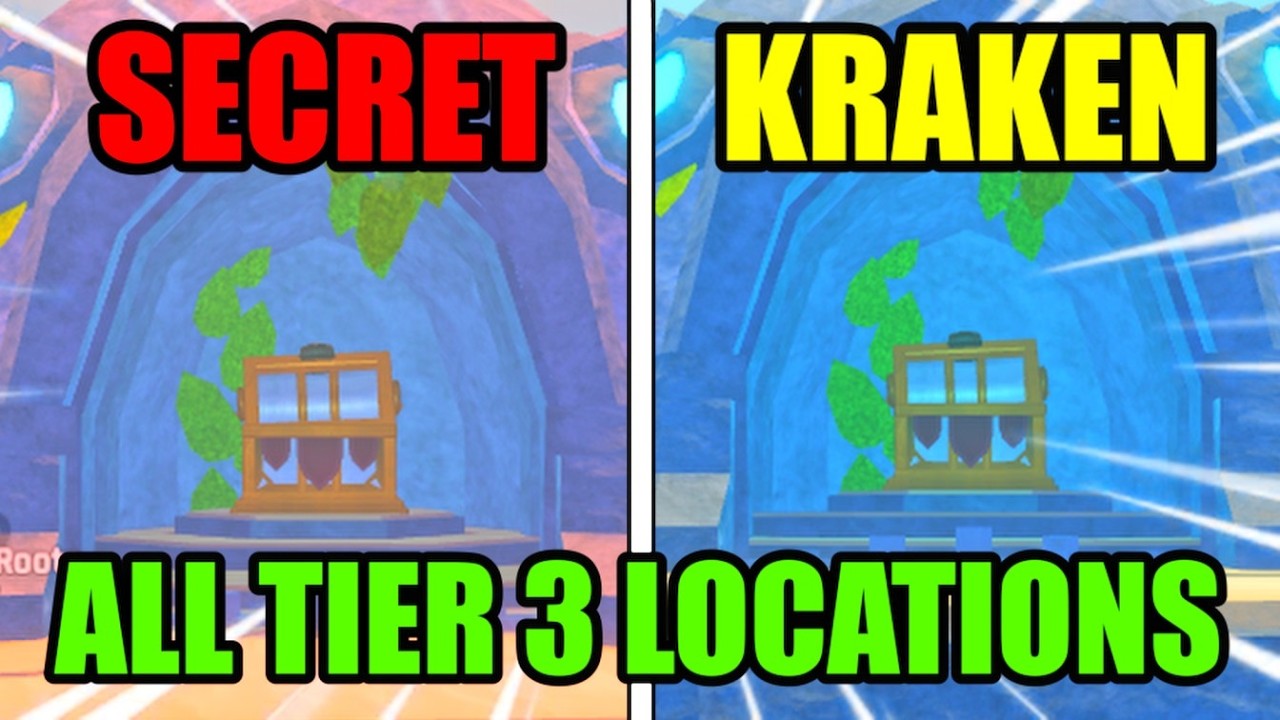 Местоположение всех 7 сундуков 3-го уровня и задания в игре Abyss Roblox.