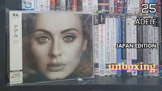 [UNBOXING] Adele - 25 (Japan Edition)