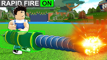 RAPID FIRE HAND CANON GLITCH *INSTANT DEATH* Build a Boat