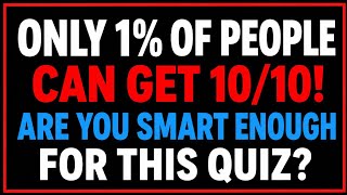 🧩 99% People Fail This Impossible IQ Test! 😱 Are You Smart Enough 🧠
