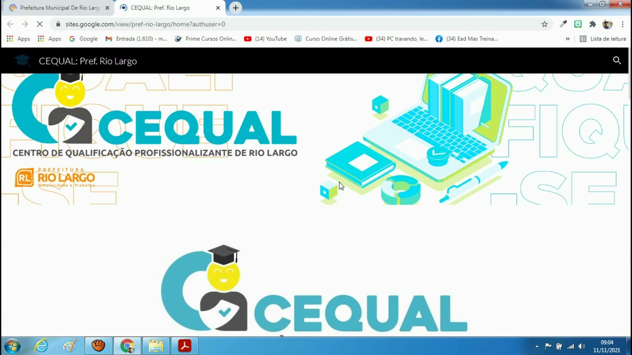 COMO ACESSAR PROJETO CEQUAL RIO LARGO - YouTube