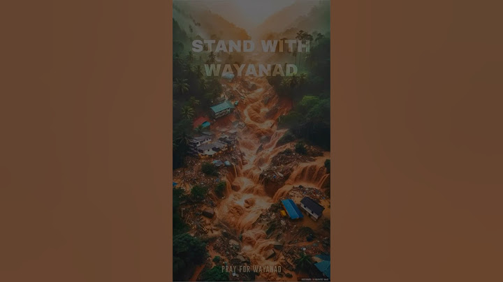 Stand with Wayanad | #Wayanad #mundakkailandslide