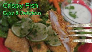 Crispy Swai Fish with Roasted Vegetables