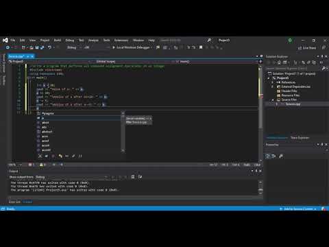 Compound assignment operations on an integer