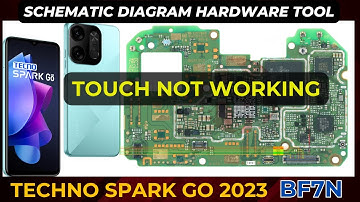 techno spark go 2023 BF7n Touch Screen Not WORKING | Schematic Diagram with jumper | DMR SOLUTION